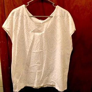 White lace old navy top